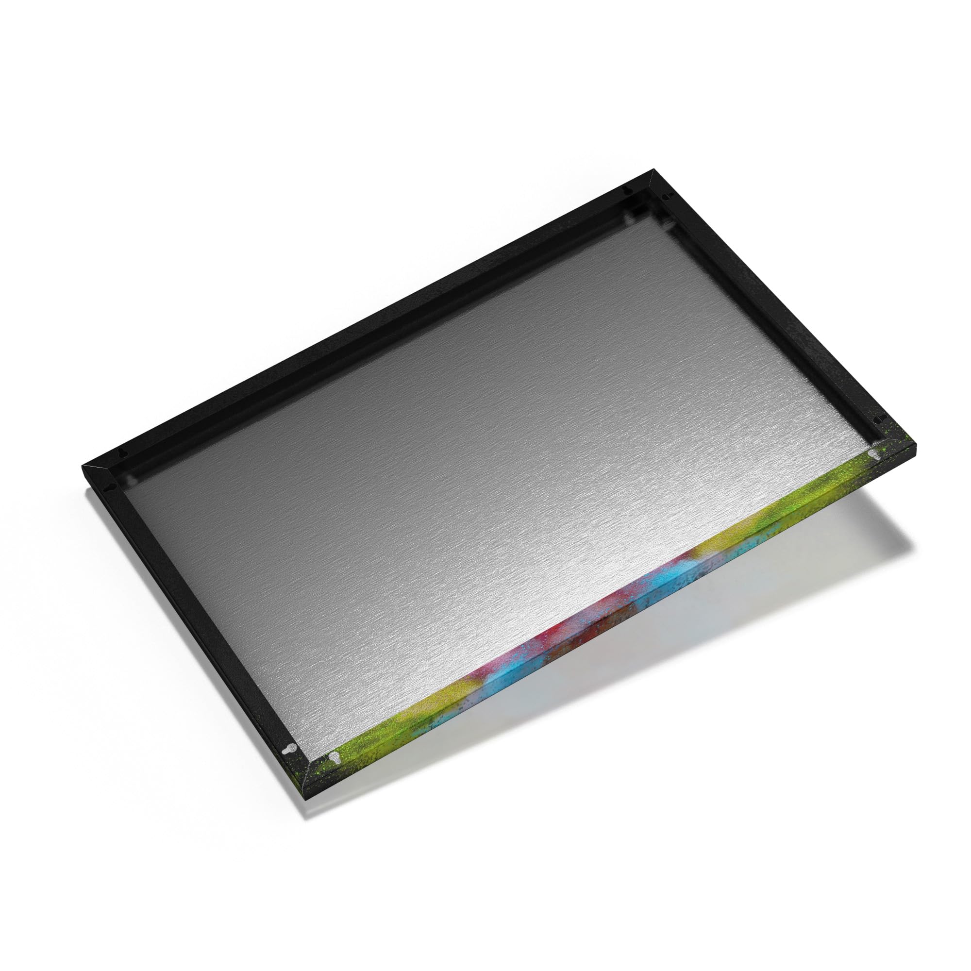 DEQORI Metall Magnettafel | 60x40 cm cm groß | Motiv Lebensbunte Vielfalt | Whiteboard für alle Magnete | Magnetboard Wand-Tafel für Küche & Büro | Design Magnetwand Pinnwand magnetisch