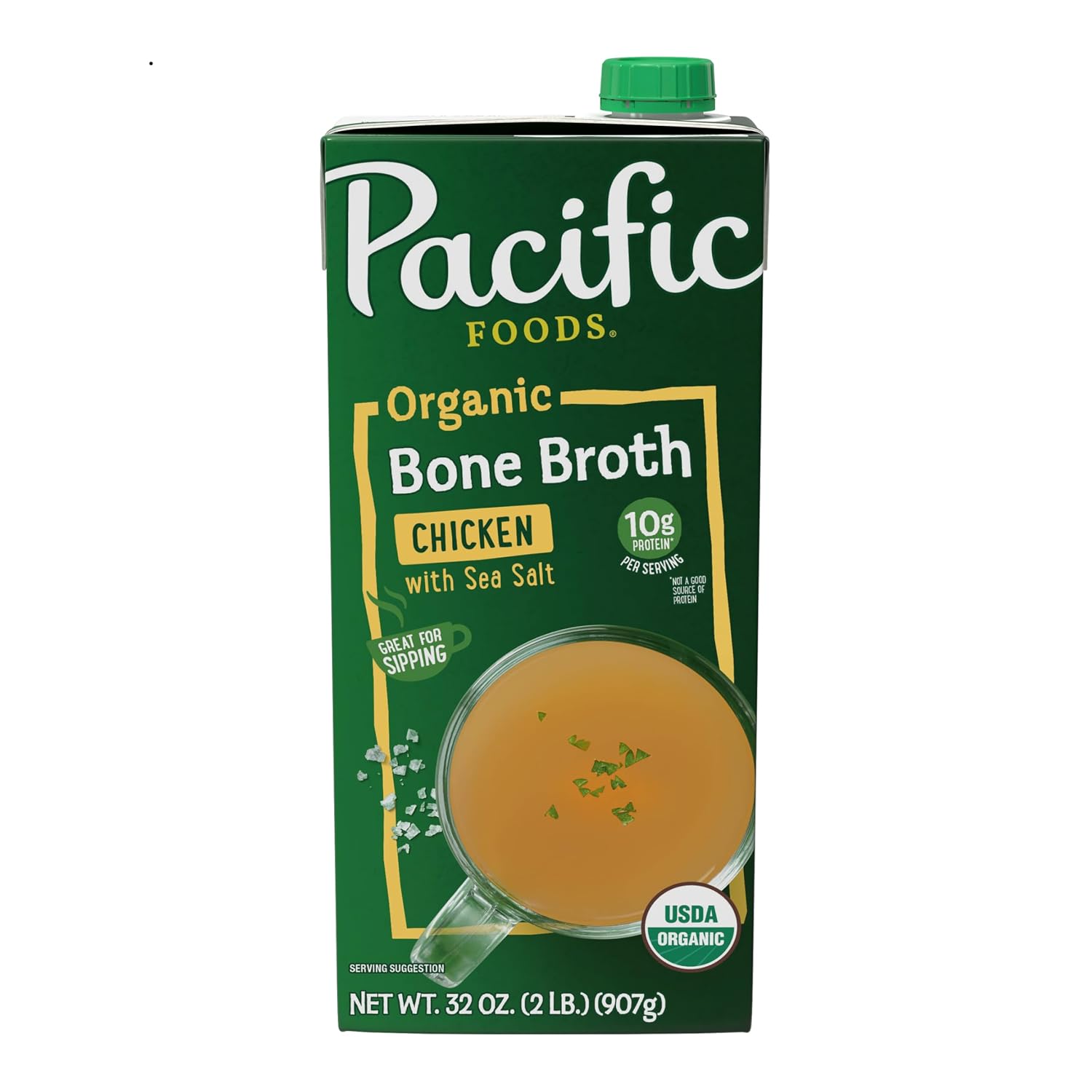 Pacific Foods Organic Chicken Bone Broth, 32 FZ