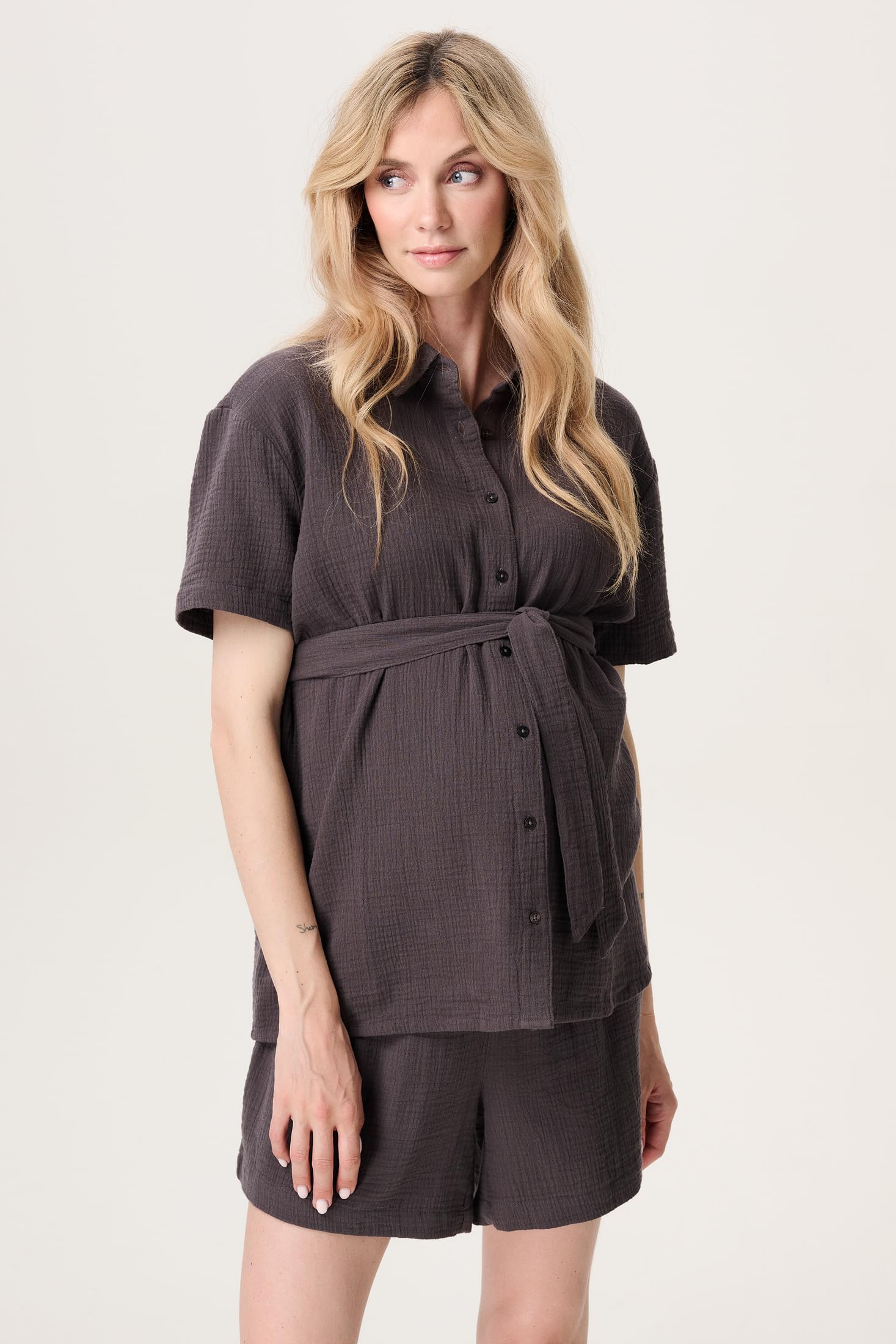 Damen Blouse Nursing Ss Bluse