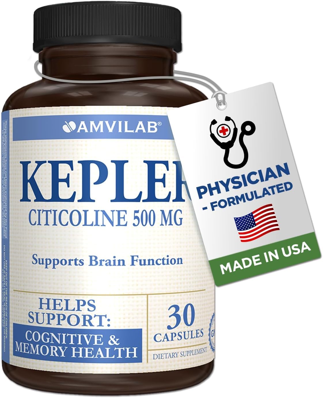Amazon.com: AMVILAB - Kepler - CDP-Choline Supplement |Citicoline