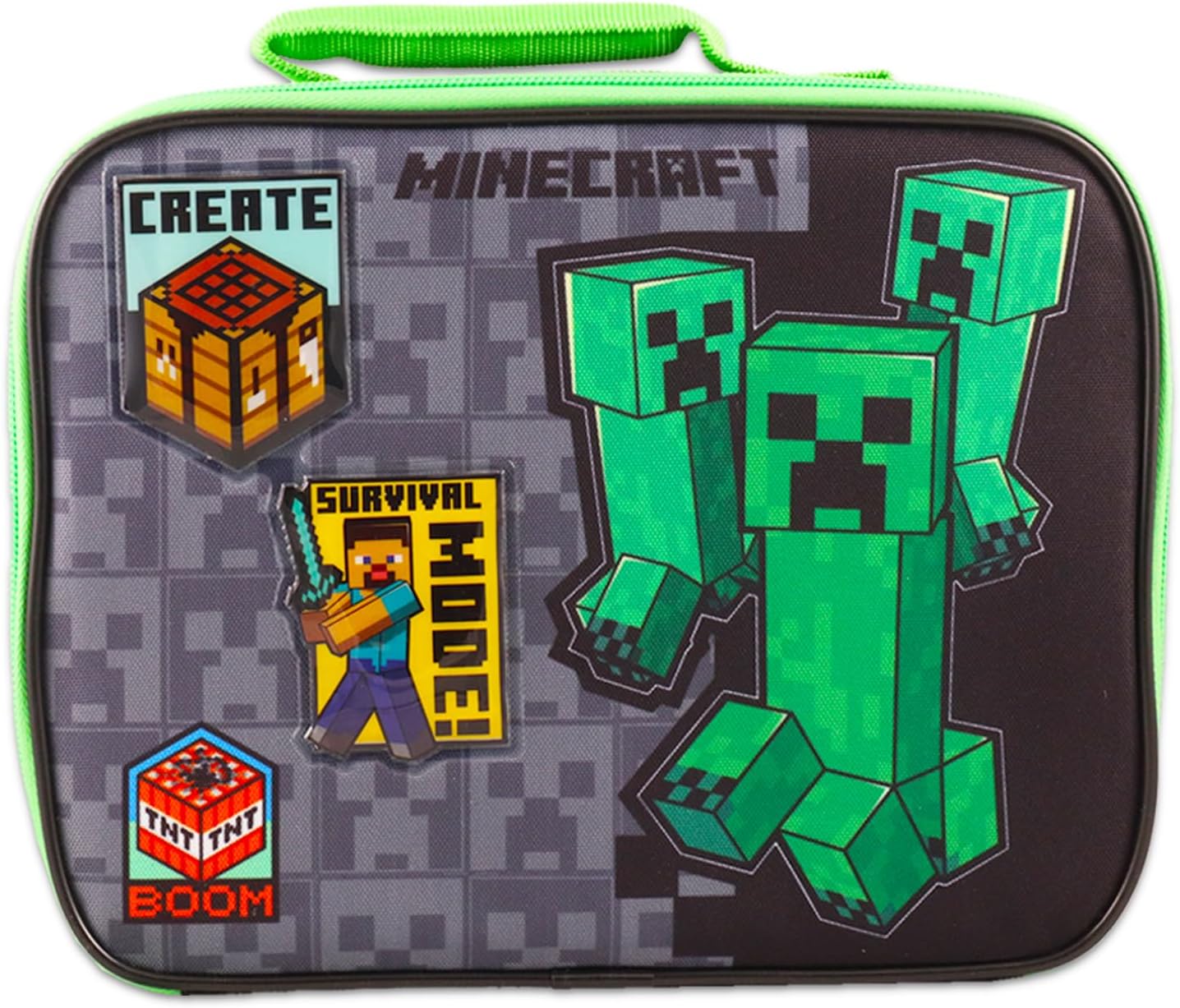 Minecraft Lunchbox for Boys Bundle w/Insulated Lunch Bag, More image 2