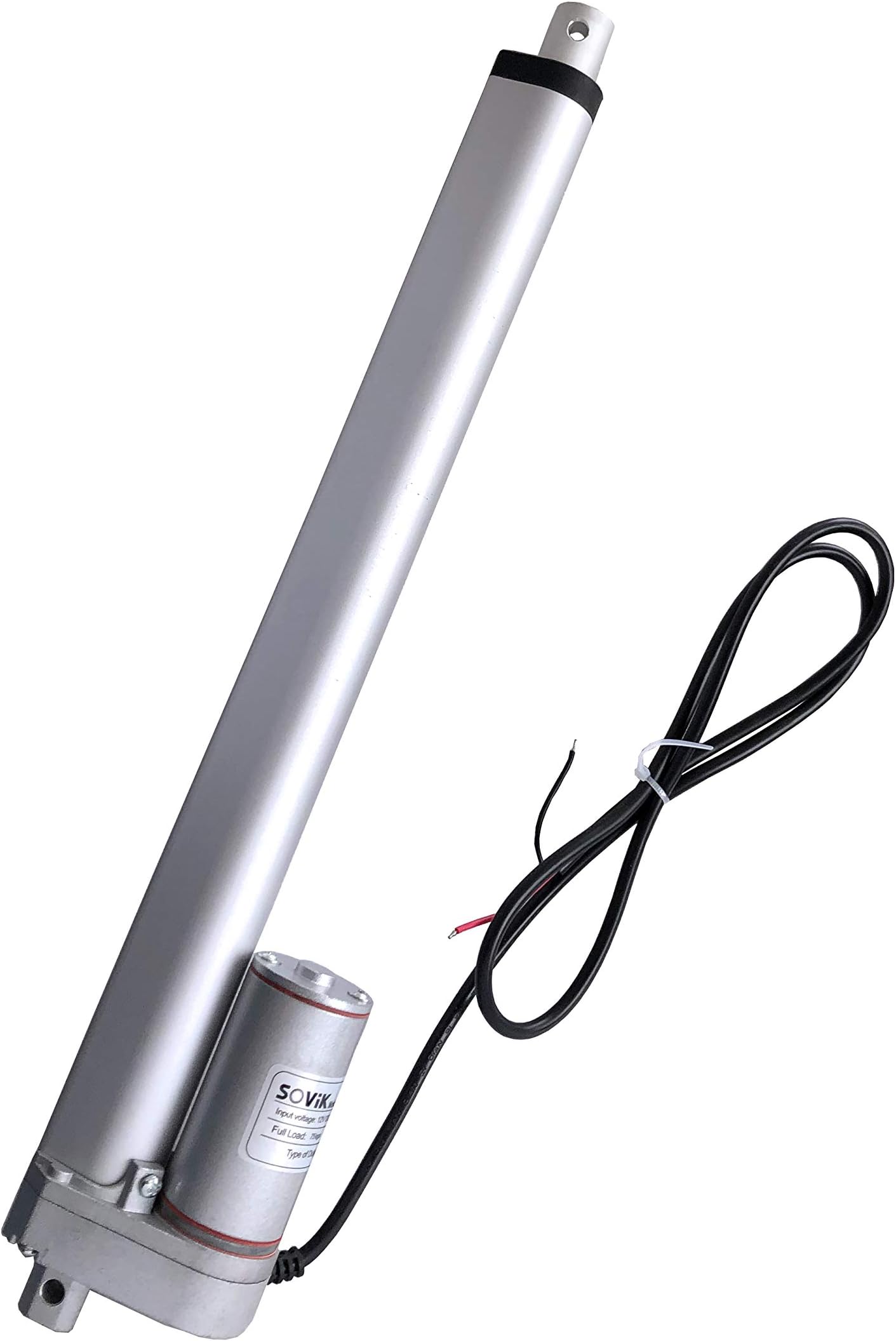 12V DC 12 inch 300mm Stroke Linear Actuator Heavy Duty 750N 165lbs Maximum Lift