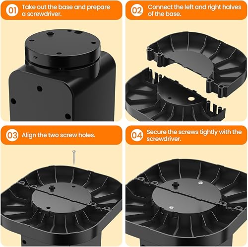 Miniatura 7 de Calentador de espacio para interiores, soplador eléctrico de aire caliente de 1500 W con llama 3D y oscilación de 70°, calentador de cerámica