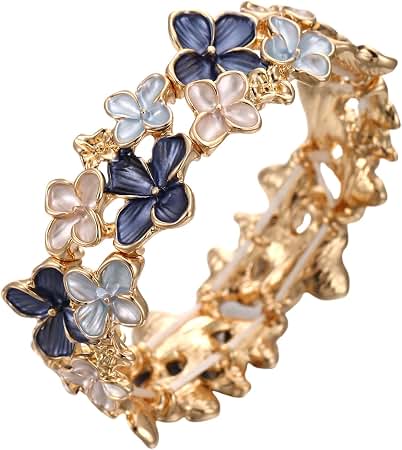 Amazon.com: Generic Fashion personality five-leaf flower bracelet