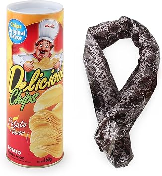 HUADADA Prank Gifts for Adults,Magic Potato Chip Snake Can Jump Spring Snake Toy Gift April Fool Day Halloween Party Decoration Jokes in A Can Gag Gift Prank Large Size