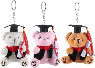 VILLCASE 6 Pçs 2023 Chaveiros De Urso De Formatura Classe De 2023 Ursinho De Pelúcia De Formatura Boneca De Urso De Pelúcia Cerimônia De Formatura Boneca De Urso Com Para Festa De
