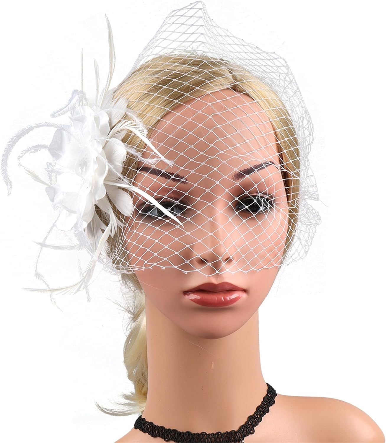 Flapper Headband Roaring 20s Headpieces Flapper Accessory Fascinators for Women Great Gatsby 1920s Headbands Vintage Headpiece Hair Clip