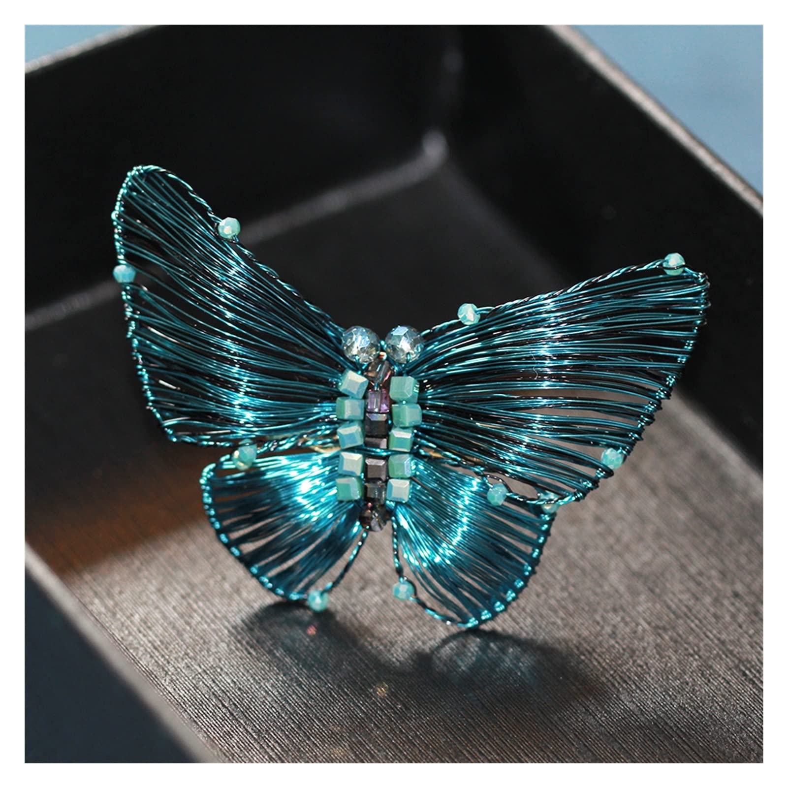 Kupfer Broschen Handgemachte Schmetterling Broschen Pullover Revers Pins Für Frauen Mädchen Zarte Temperament Schmuck