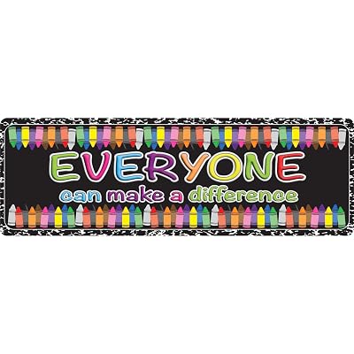 Ashley Productions The Original Fun Mat, Mat Runner, 15.5" x 47", Everyone Can Make a Difference