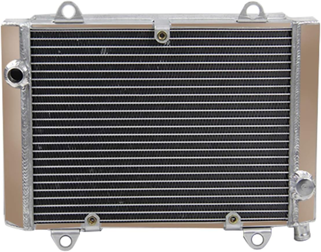 ALLOYWORKS 3 Row Full Aluminum ATV Radiator For KAWASAKI KVF650 Prairie 650 4X4 2002-2003
