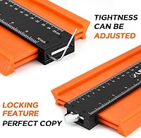 Lenski Kontúrmérő Eszköz 25 cm - Precíz Formamásoló Sablon Zárható Fém Mechanizmussal - Barkács Segédeszköz Burkoláshoz, Szereléshez - Férfi 7