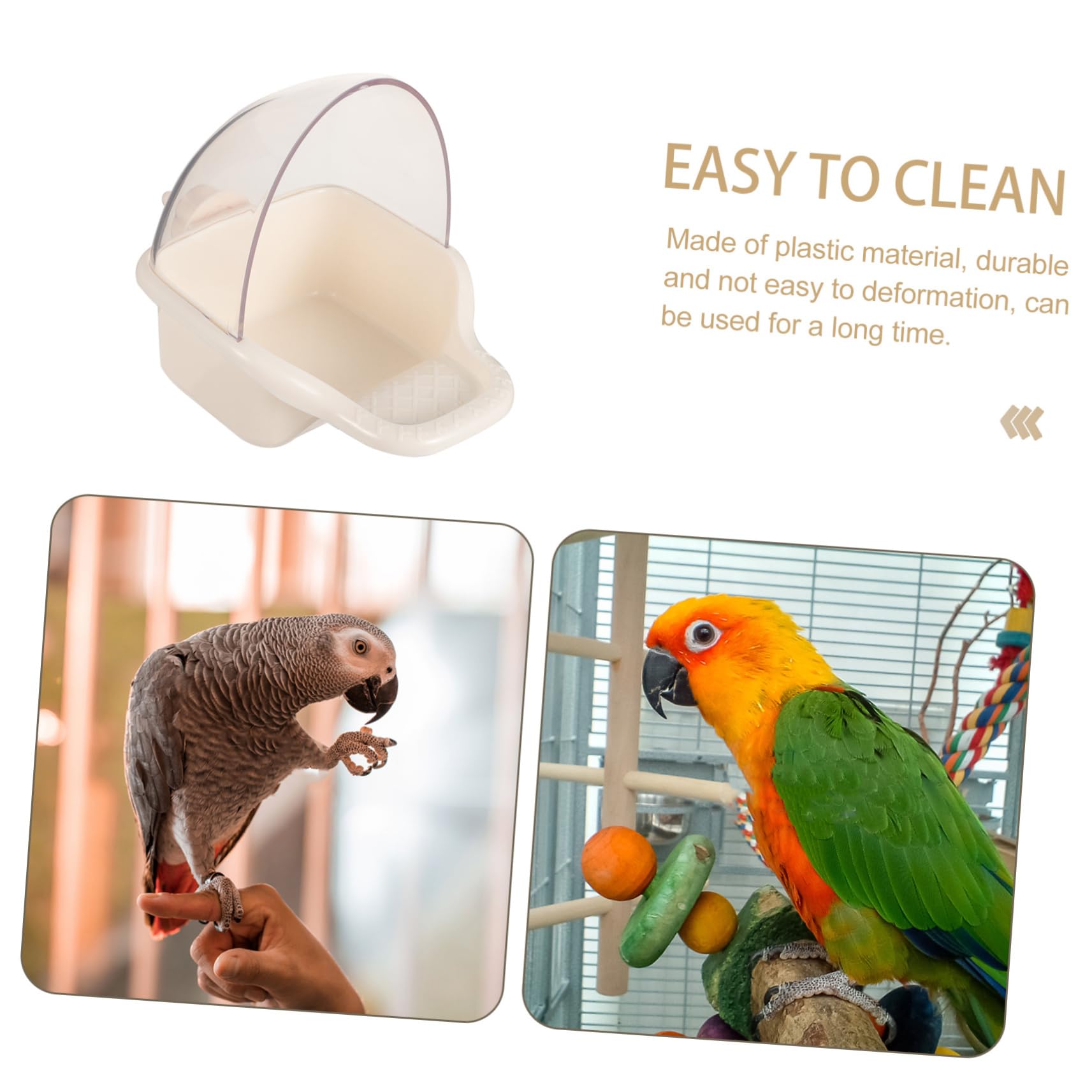 BESPORTBLE 5stücke Parrot Feeder Futterspender Für Vögel Platzsparend Und Leicht Zu Reinigen Für Kleine Haustiervögel Wie Wellensittiche Und Kanarienvögel