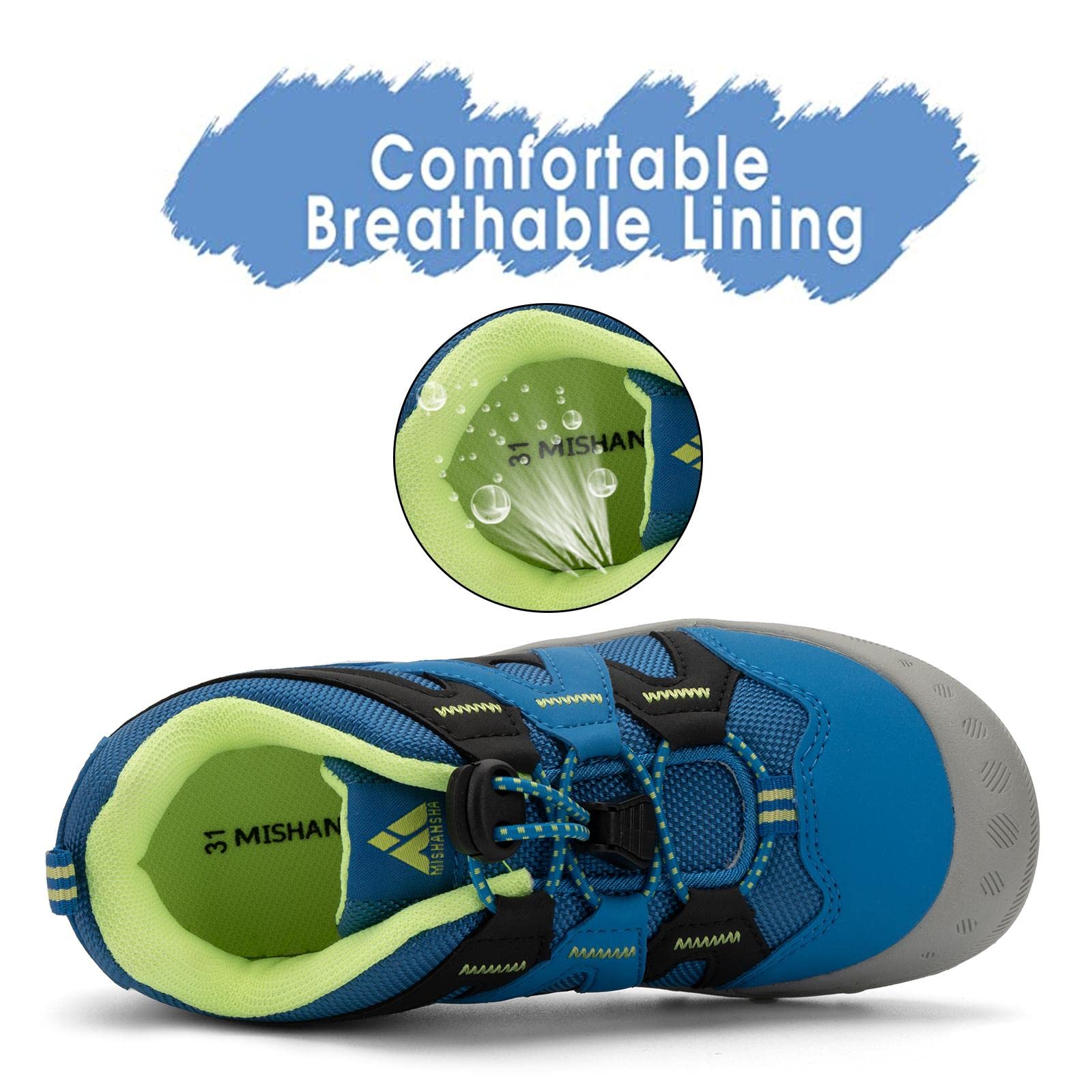 Mishansha Sneakers Bambini Bambina Respirabile Mesh Sportive Scarpe da Corsa Unisex Casuale Ginnastica Fitness All'aperto