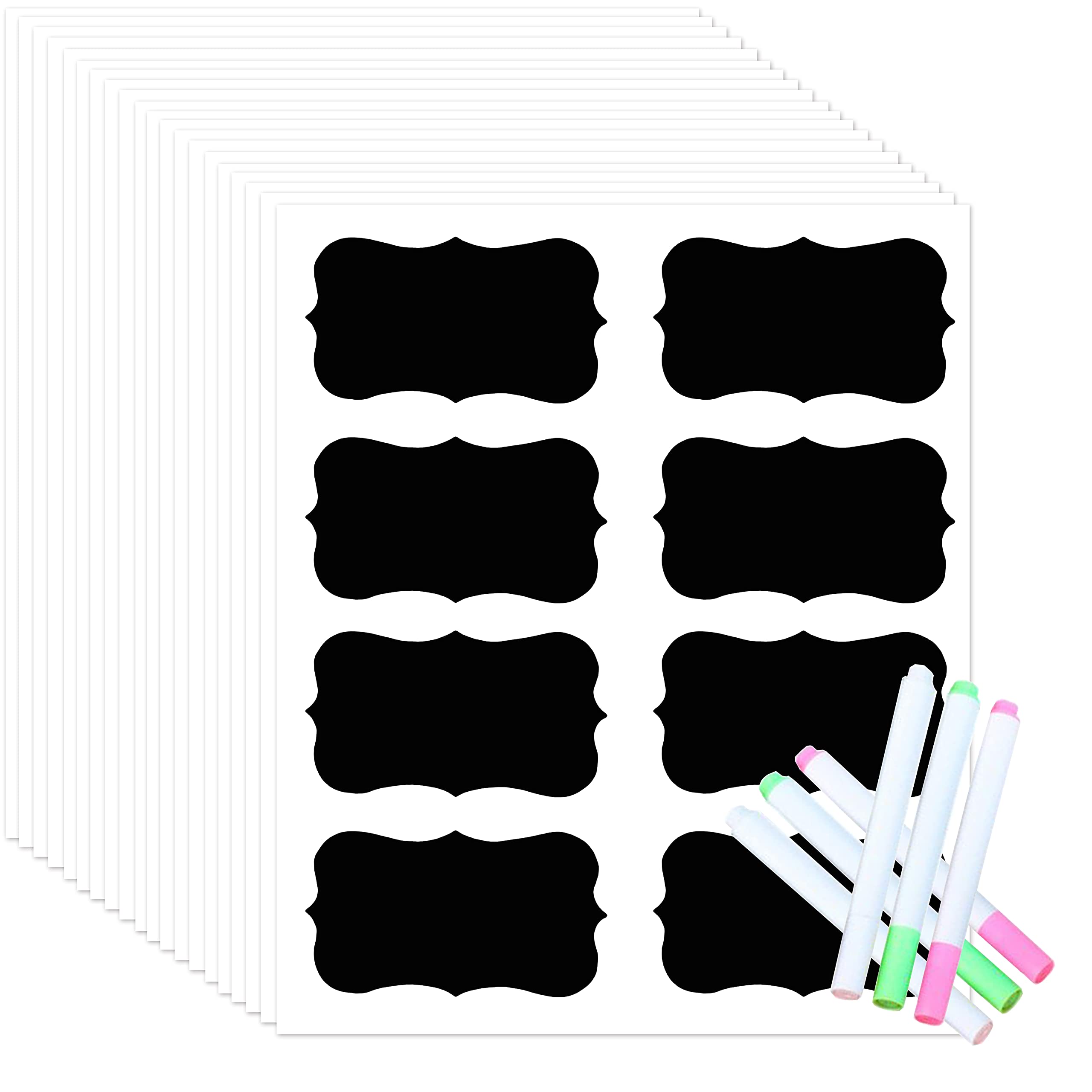 Buy N B 160pcs Chalkboard Labels Bulk 6 Free Erasable Chalk Pen