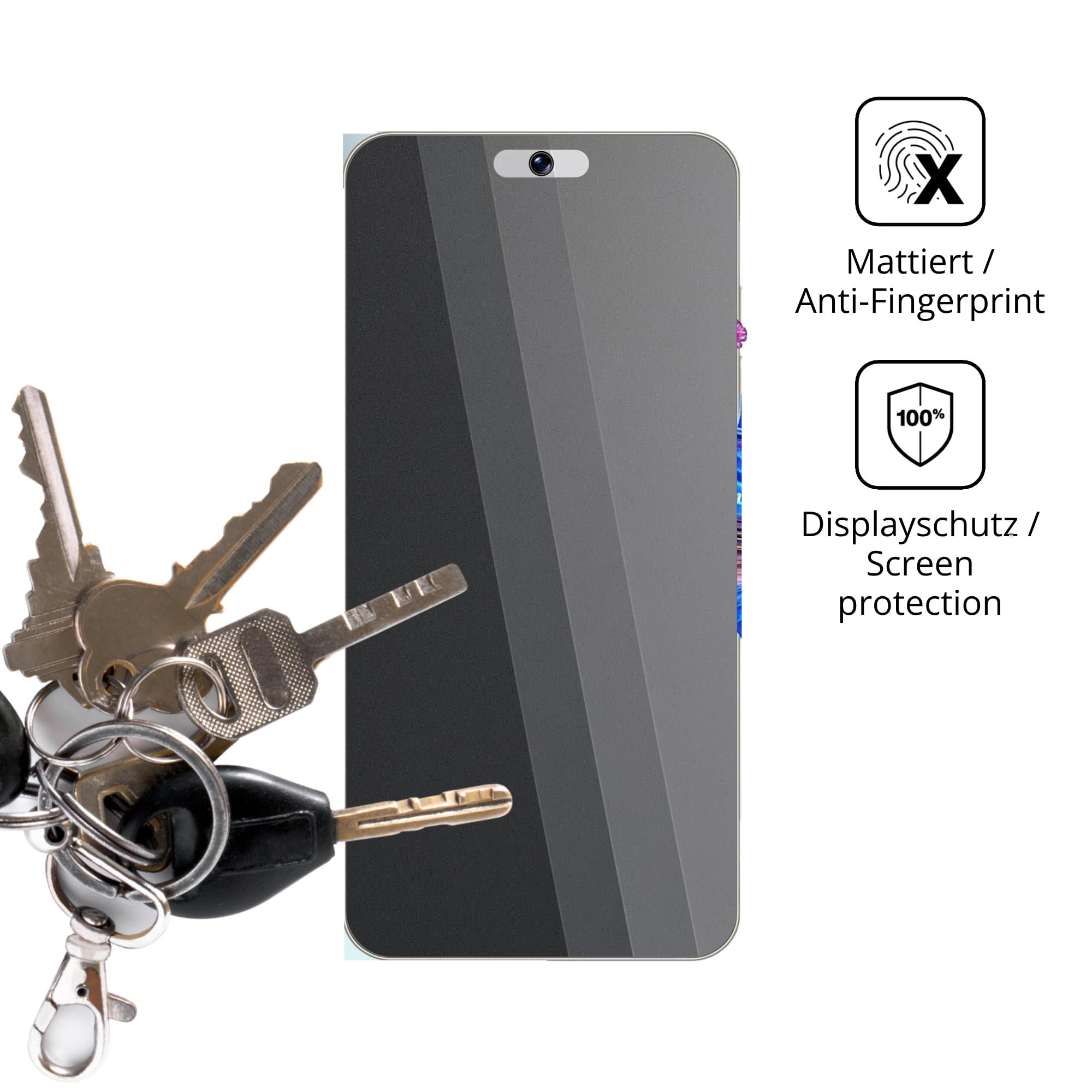 dipos Protector de Pantalla Antiespía para DEMANN A18 Pro | Película protectora mate, filtro de privacidad 4 vías, ajuste perfecto, antiarañazos, sin burbujas, autoadhesivo