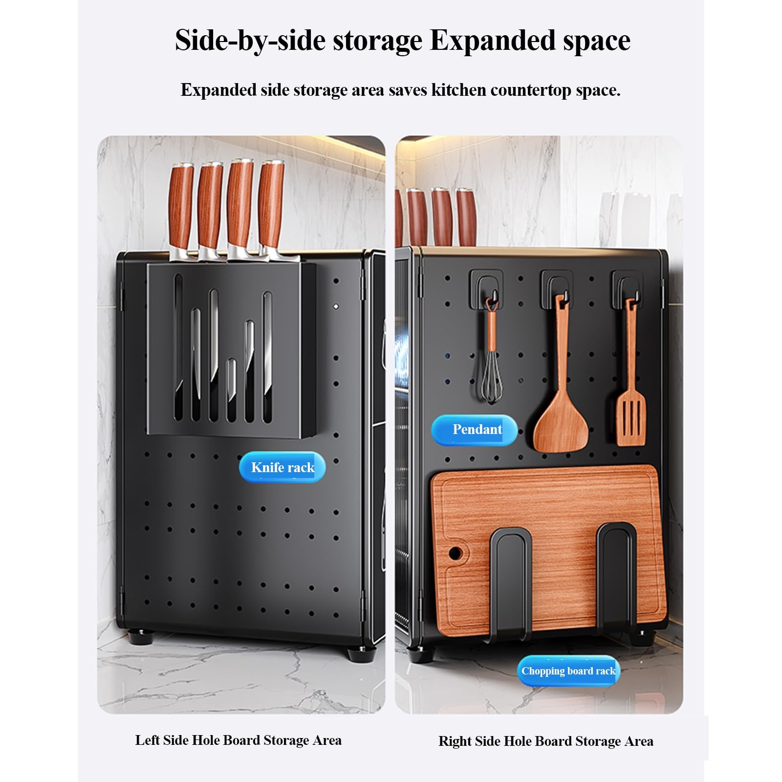 2 Tier Seasoning Jars Rack Spice Rack with Cabinet Door, Estante de Metal para Tarros de Condimentos, para Cocina, Baño, Organizador de Especias(Style 1)