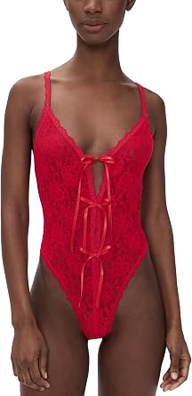 hanky panky, Signature Lace Crotchless Teddy