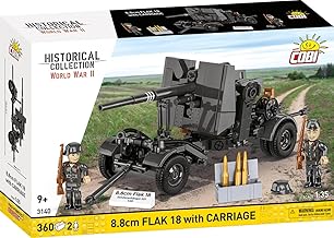 COBI Historical Collection WWII Flak 18 avec chariot 360 pièces 8,8 cm