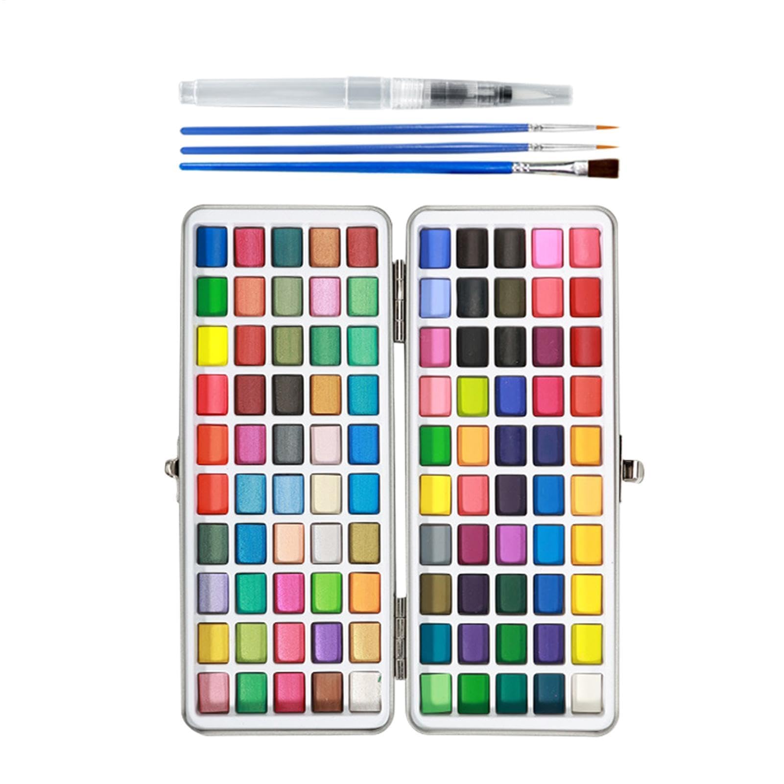 Aquarellfarben-Set, tragbar, kompakt,