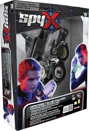 Lansay Pack de 2 Montres Talkies-Walkies Spy X avec Gadgets d'Espionnage
