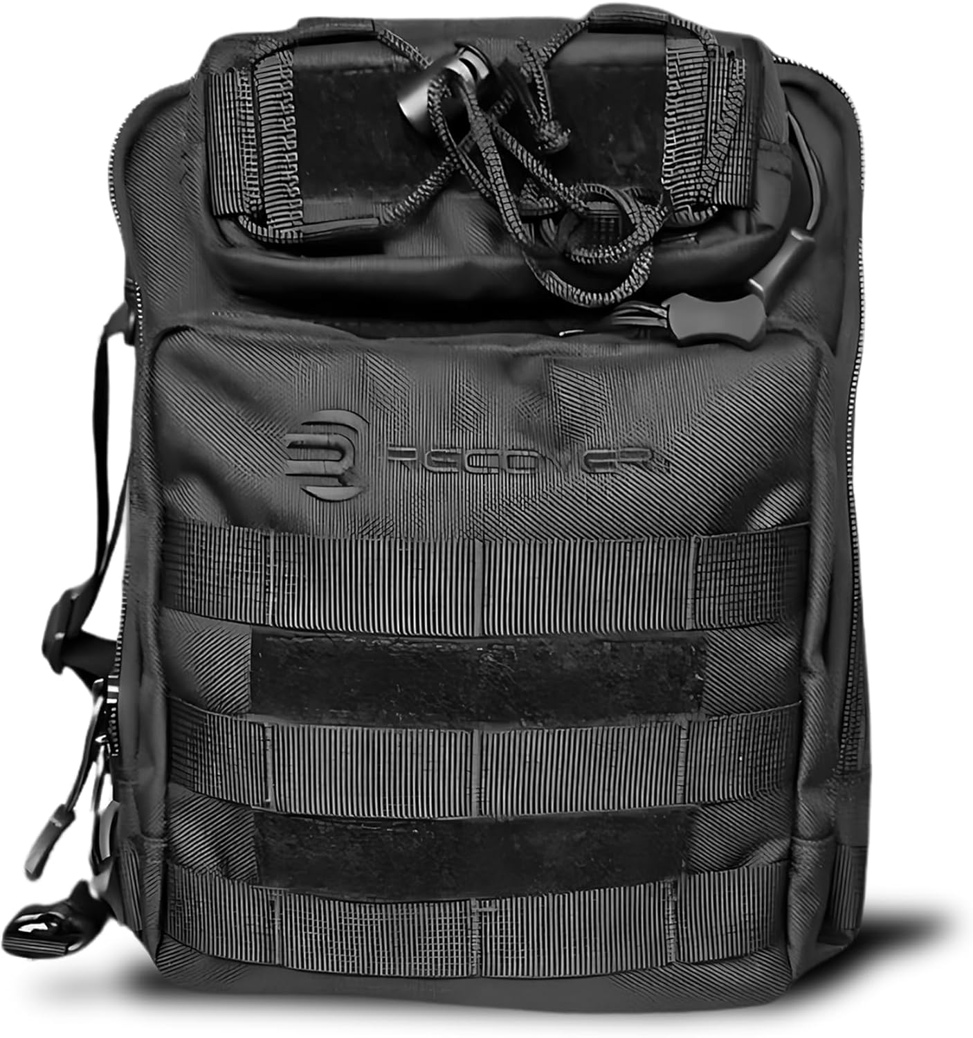 Recover Tactical Sling Bag EDC Shoulder Sling Backpack, 20/20 Series Sling Bag, Black