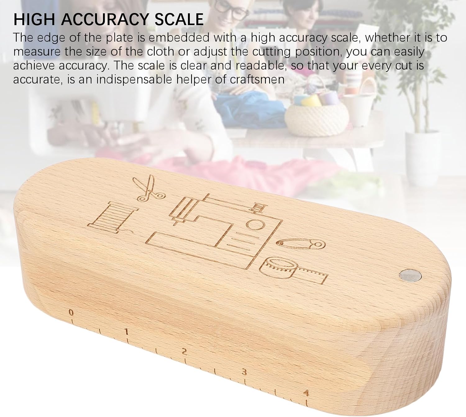 Sewing Tailors, 7in Hardwood Tailors for Ironing and Quilting, Smoothed and Sanded for a Nice Crease Sewing Tool for Flattening Fabrics, Sewing Point Pressing