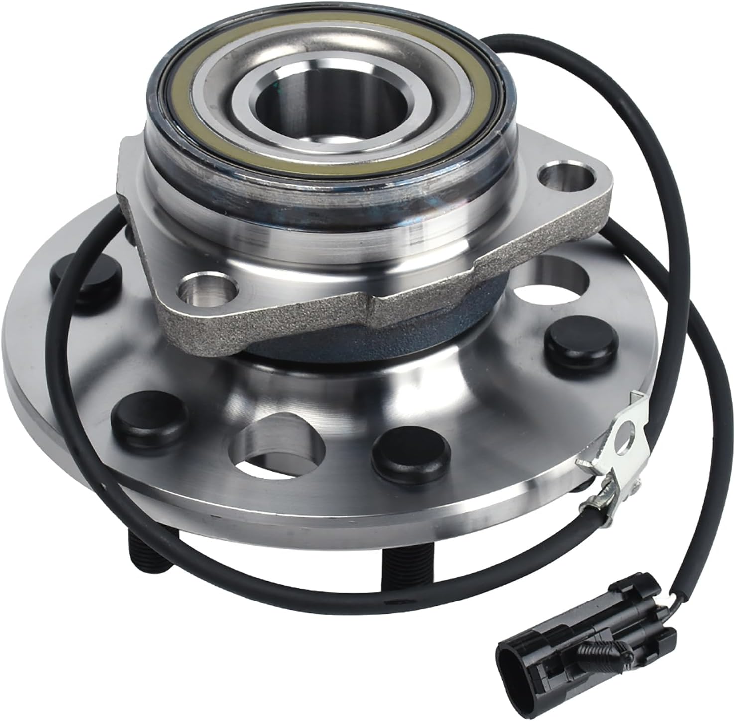 Autoround Front Wheel Hub and Bearing Assembly 515024 Fit for 4x4 4WD Chevy Tahoe, K1500, GMC Yukon, K2500 Suburban, Cadillac Escalade 6-Lug w/ABS