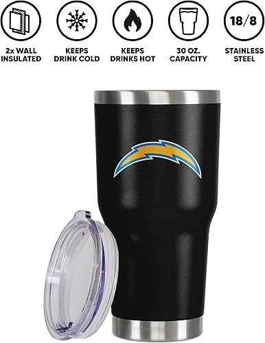 Vista 83 de FOCO NFL Team Logo 30oz Insulated Stainless Steel Travel Mug Tumbler