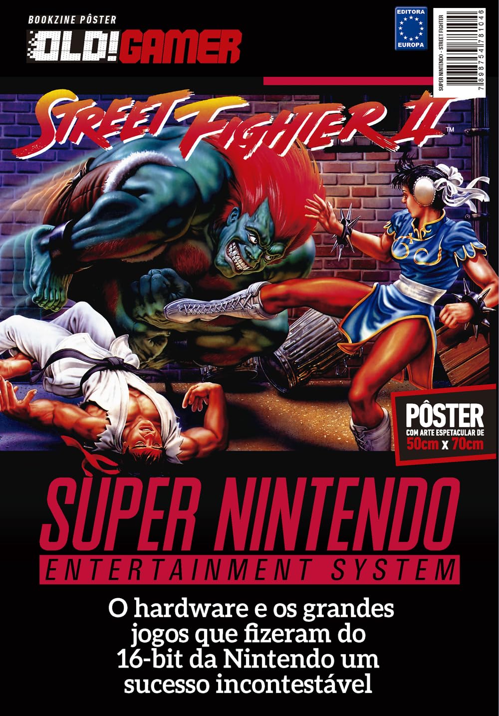 Super Nintendo - Street Fighter II - Superpôster OLD!Gamer