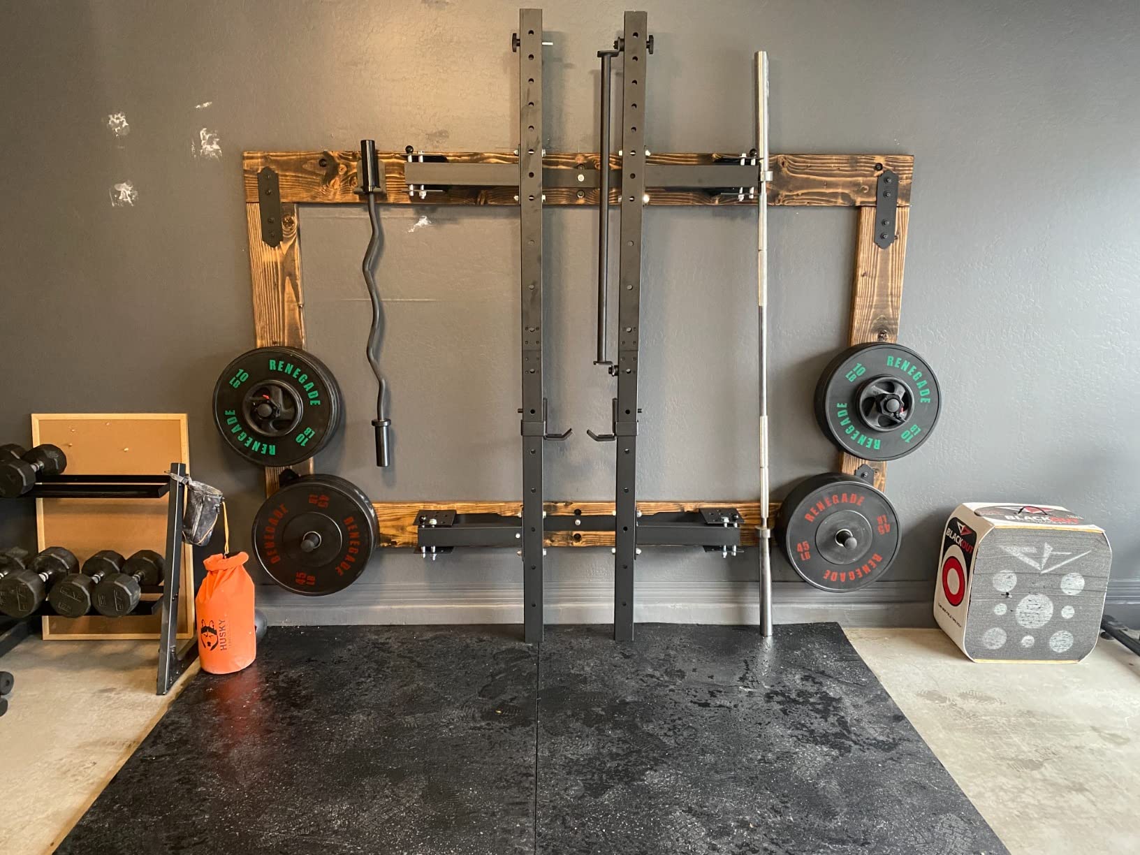 Power Rack PRx Performance Wall Mounted Folding Power Squat Rack