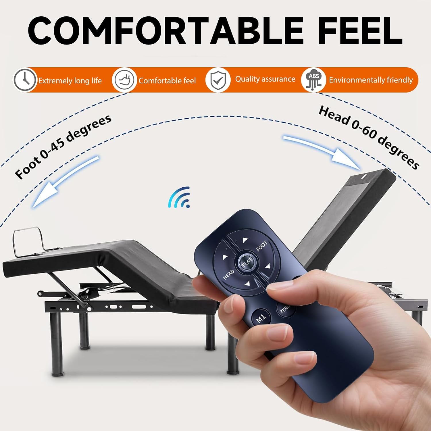 ZWP Replacement Remote Control fit for iDealBed 3i Custom Adjustable Bed