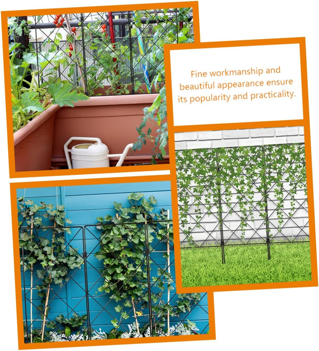 2pcs Plant Trellis Garden Support Bracket for Climbing Vines and Tomatoes