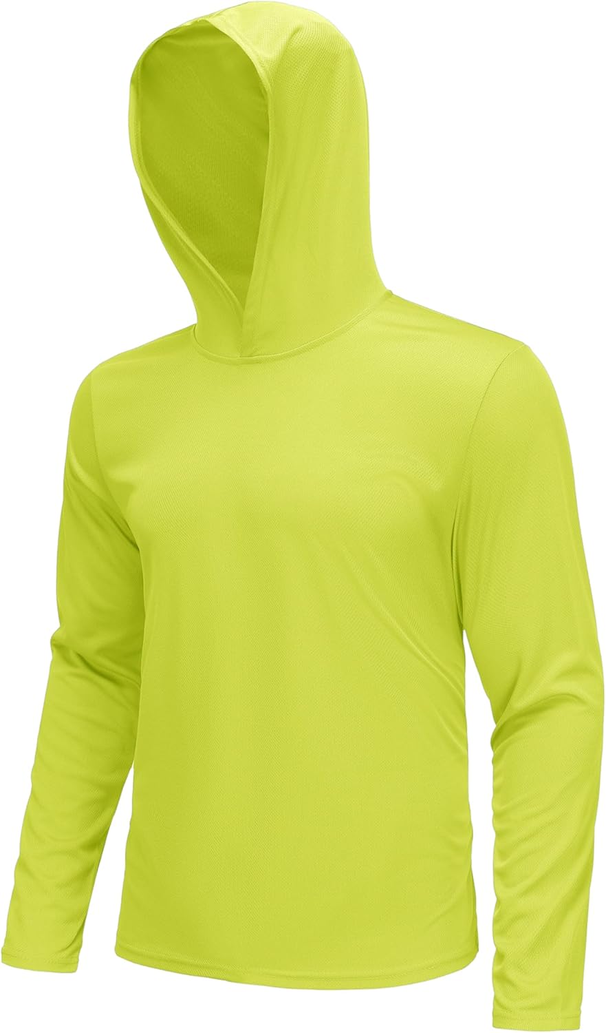 5-Pack Men's Long Sleeve Hooded Quick-Dry Shirts for Outdoor Fishing, Surfing, Running, and Gym Workouts