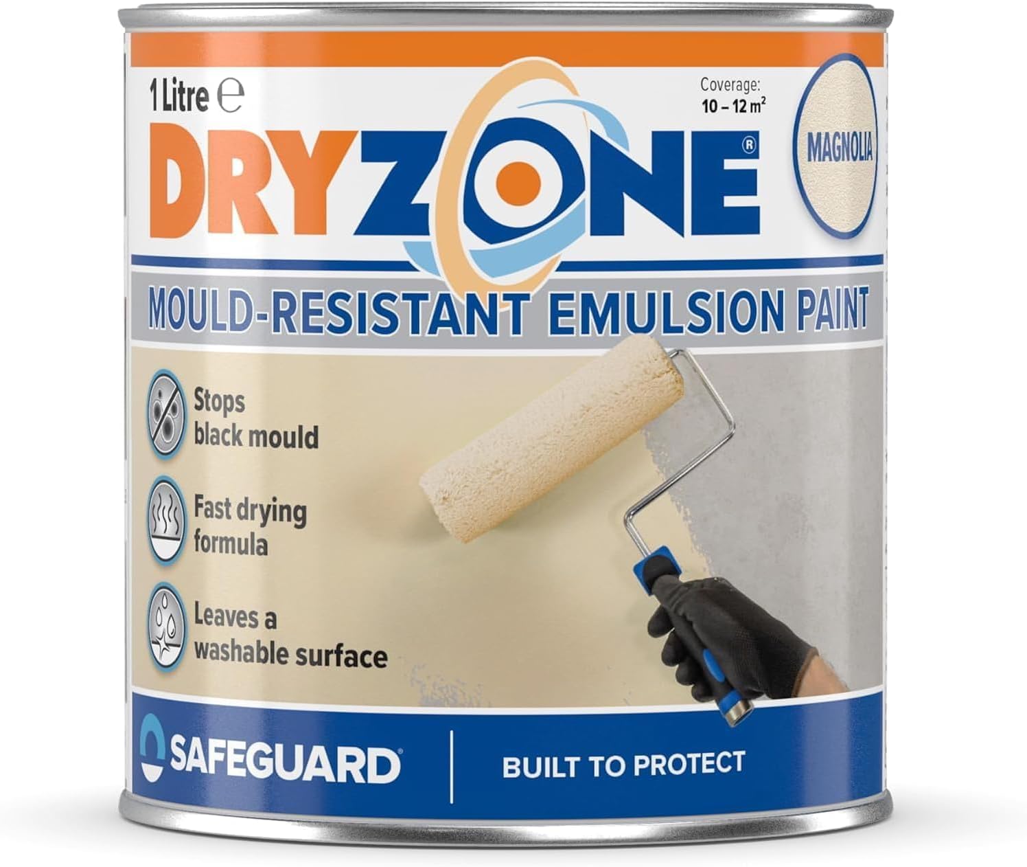 Dryzone Anti Mould Paint 1L Magnolia Emulsion – Mould Resistant for 5 ...