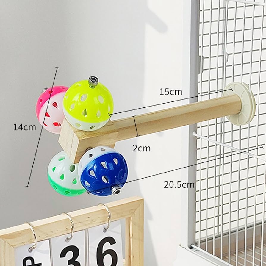 Amazon | Toysmith バードケージブランチパラキートおもちゃ木製