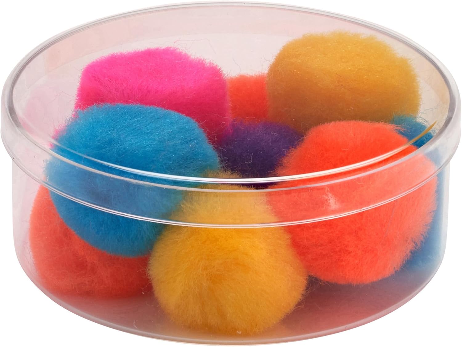 Pioneer Plastics 022C Clear Round Plastic Container, 2.75" W x 1.0625" H, Pack of 48