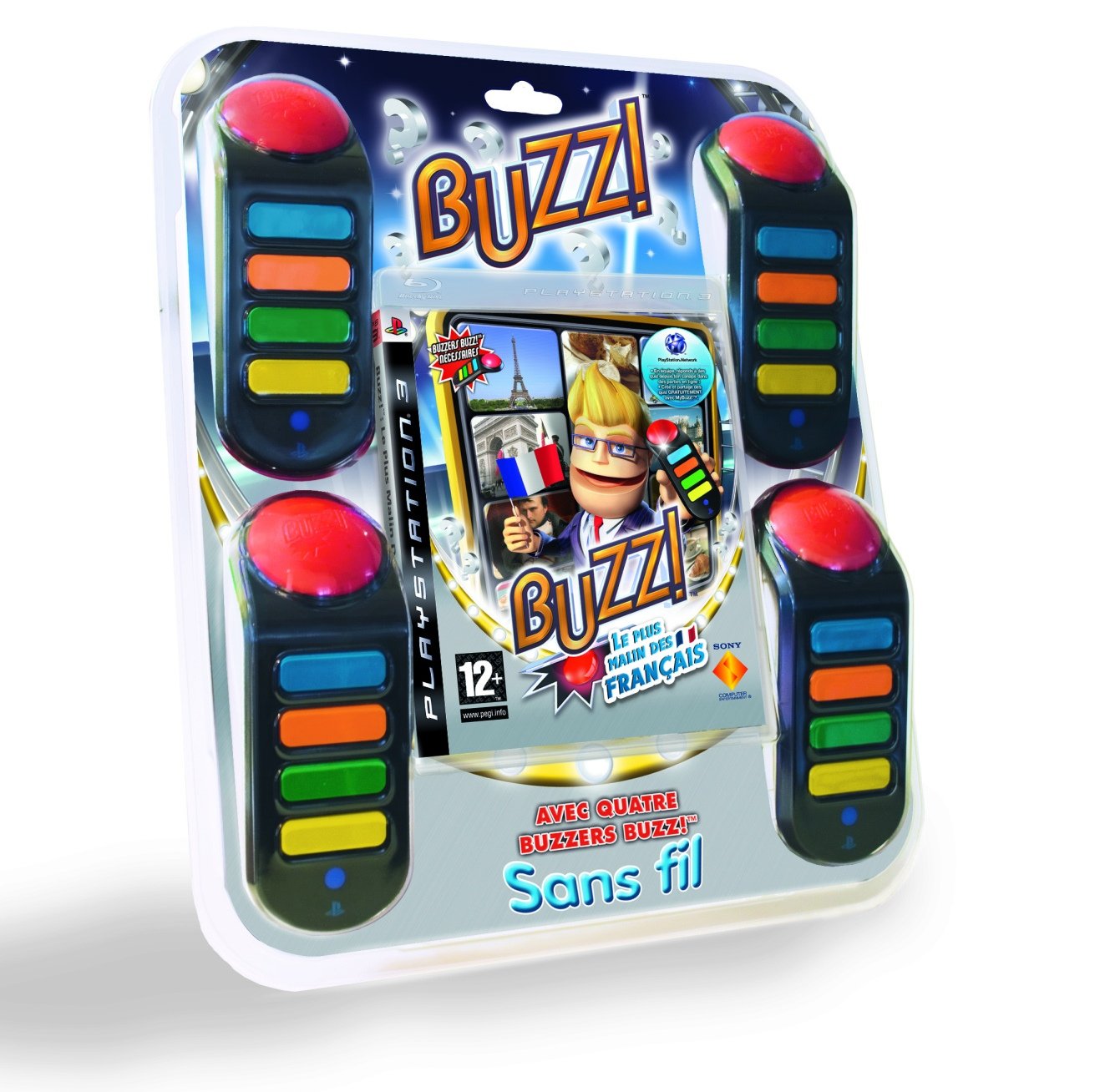 Buzz ! Le plus malin des Français + Buzzers