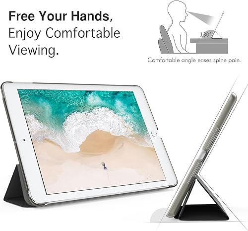 Vista 21 de Funda MoKo ultra fina con soporte inteligente para iPad Pro 10.5 2017 - Tablet matriz, 1-Oro Rosa