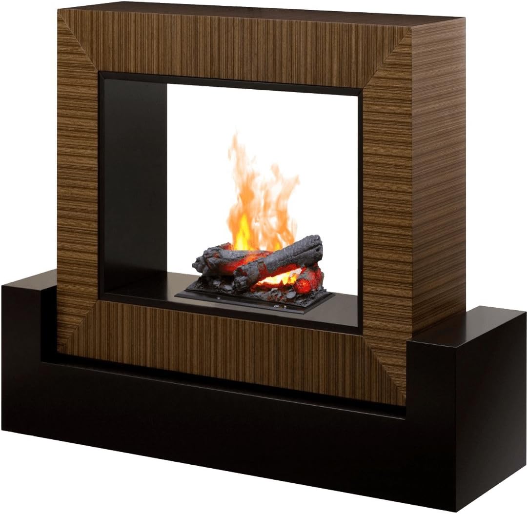 Dimplex Amsden Opti-Myst Wall Mount Electric Fireplace with Log Set Insert (GDSOPL-1382CN)