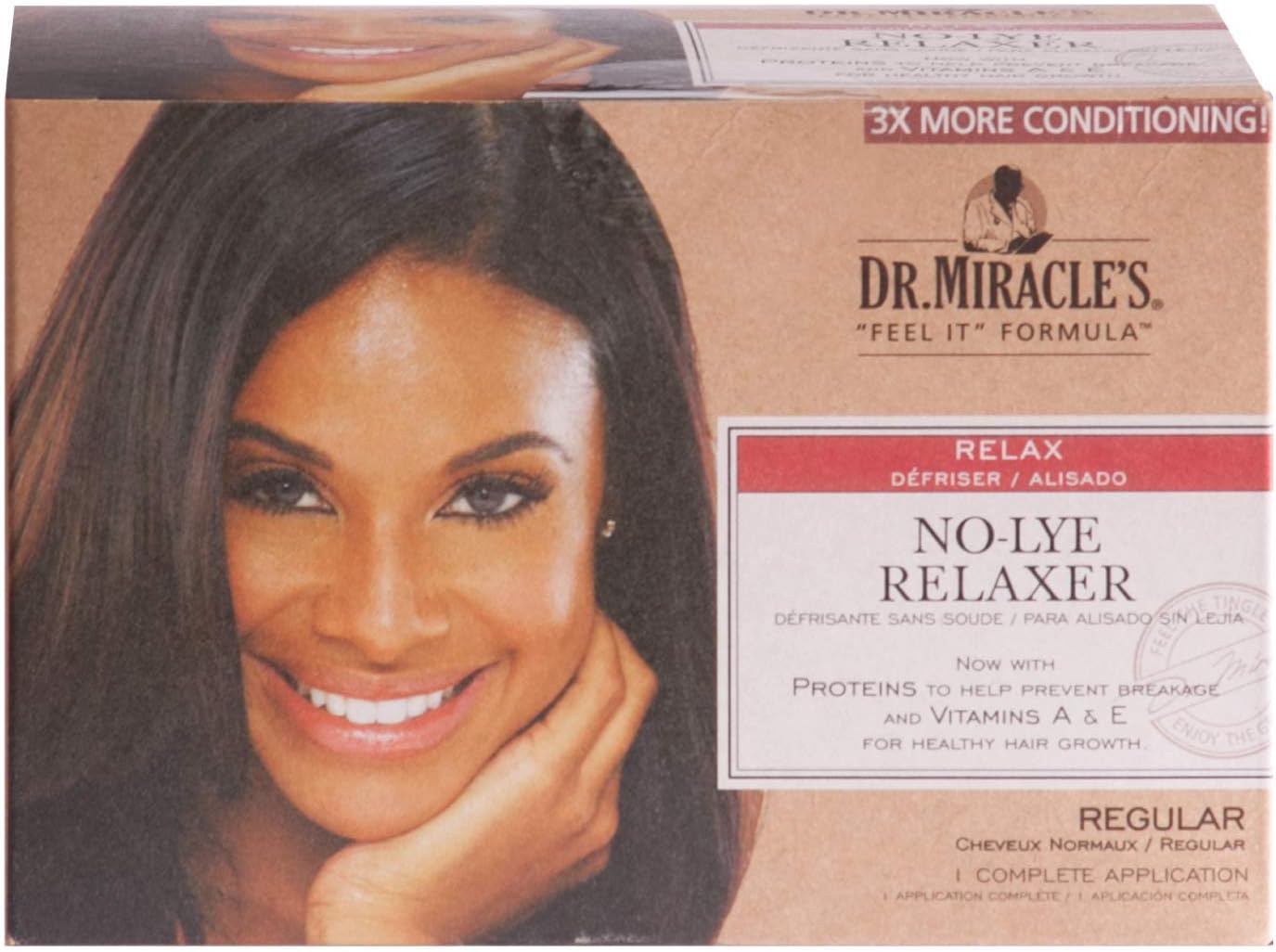 Dr. Miracle's Feel It Formula Thermalceutical Intensive No-lye Relaxer, Regular