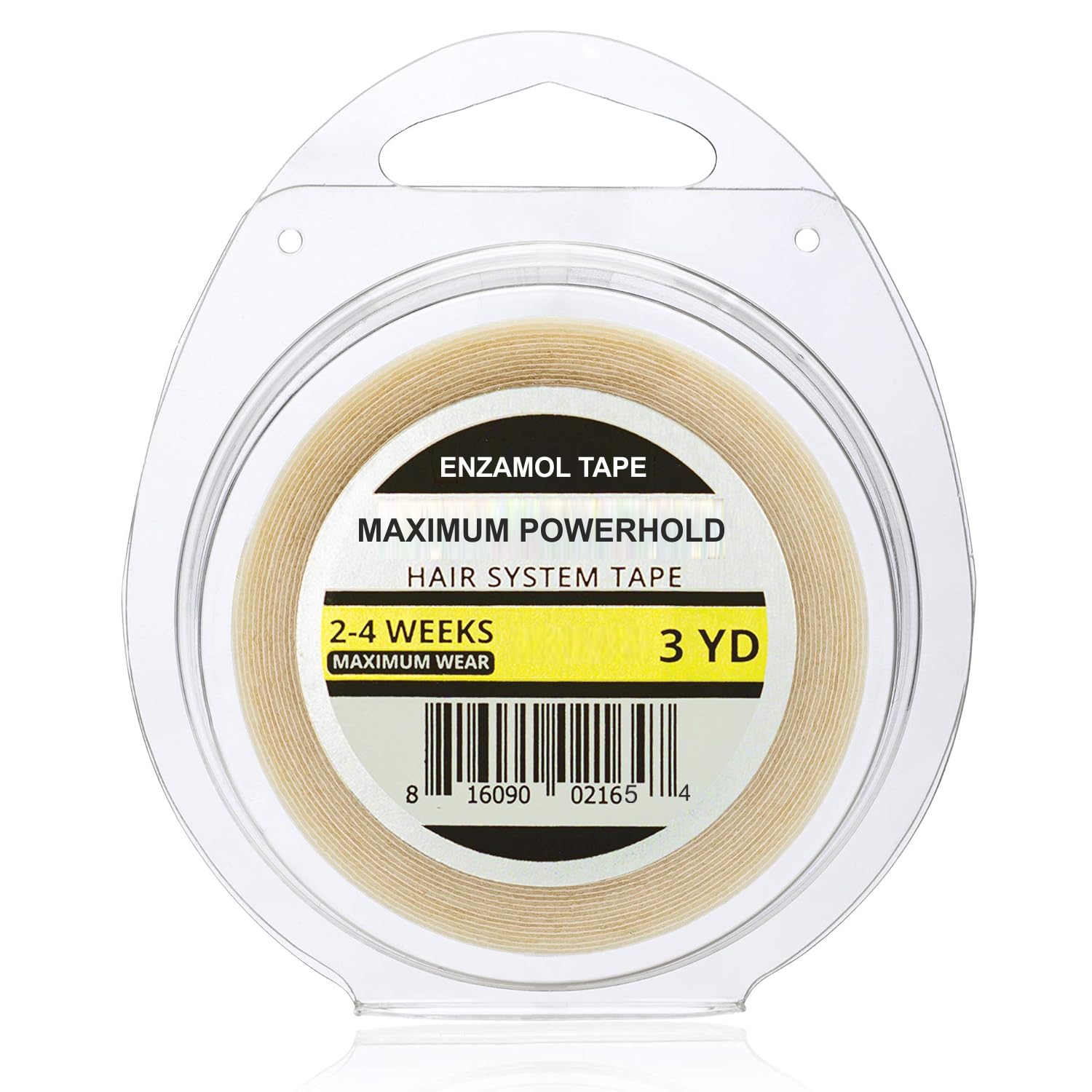 ENZAMOL Waterproof Double Sided Hair System Wig Tape Hair System Tape Easy To Use & Easy To Clean Up Hair Patch Tape for Men No Shine Tape for Hair Patch All Weather Resistant Hair Wig tape