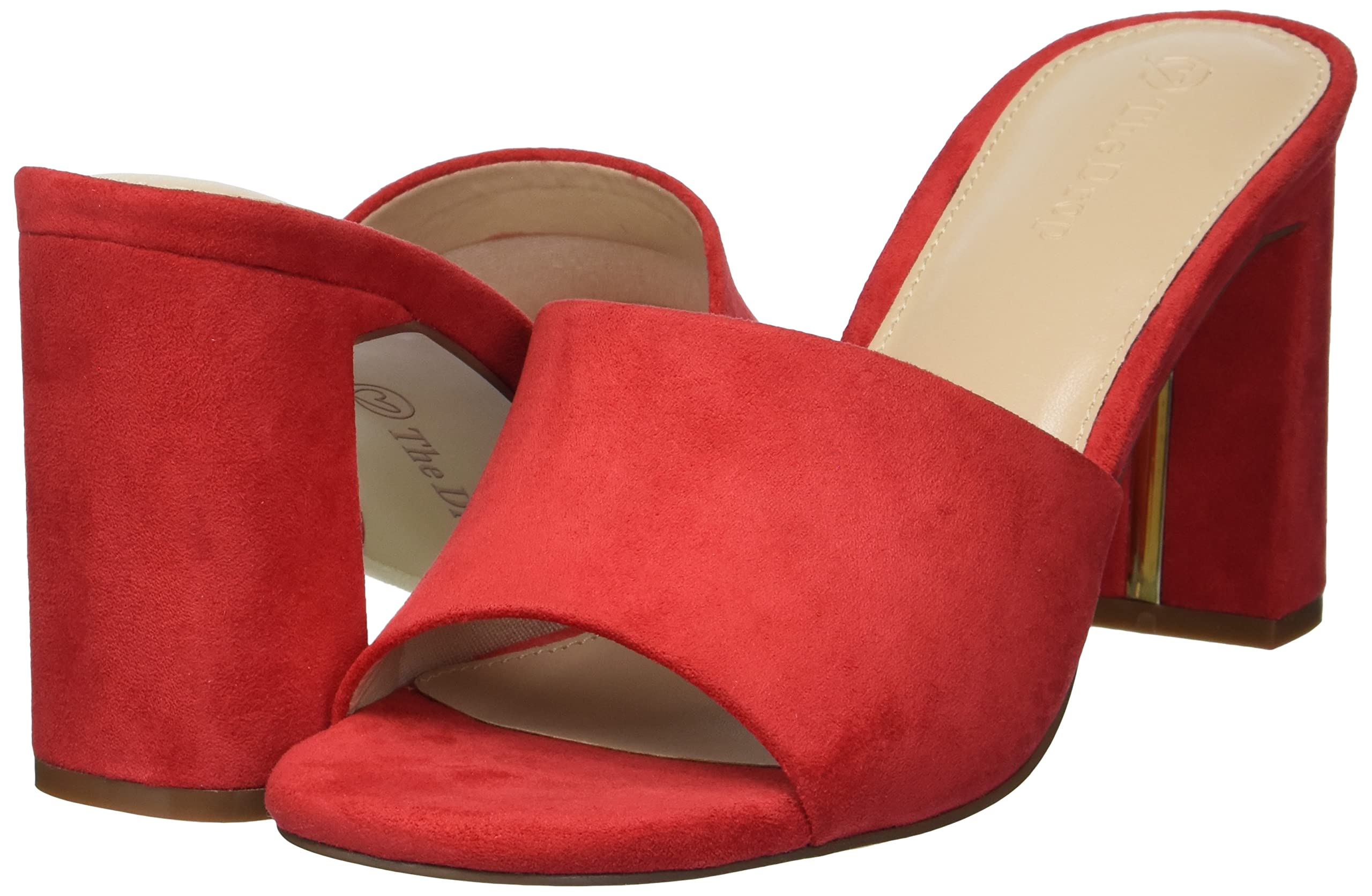 Marchio Amazon - Pattie, Sandalo Mule con Tacco Largo di The Drop
