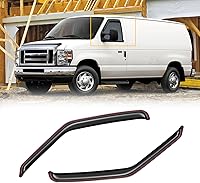 Vista 127 de Visera de ventana para Chevy Silverado 1500/GMC Sierra 1500/Avalanche/Suburban Crew Cab 2007-2013, protectores de lluvia, deflector de ventilación