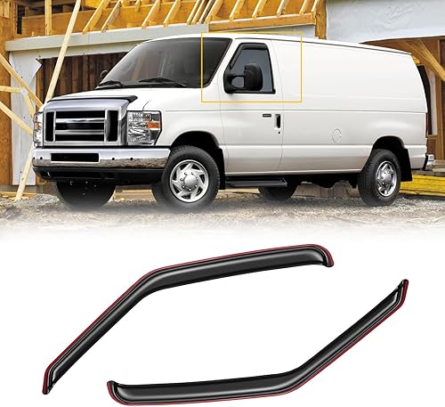 Miniatura 100 de Viseras de ventana para Toyota Camry 2007-2011, protectores de lluvia, deflector de ventilación, sombra humo oscuro 07 2008 2009 2010 11, con cinta