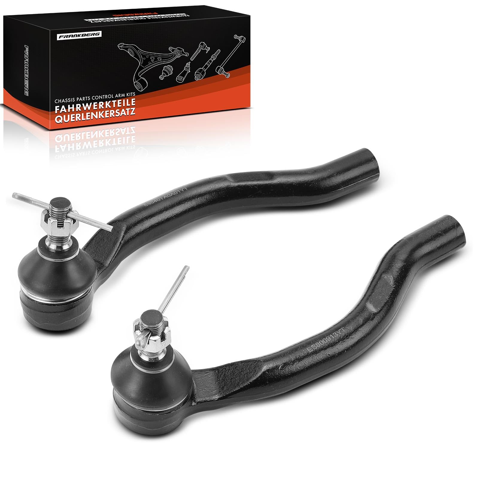 Frankberg 2x Embouts de biellette de direction avant 53540SMG003 | Compatible avec: Civic VIII Hatchback FK FN