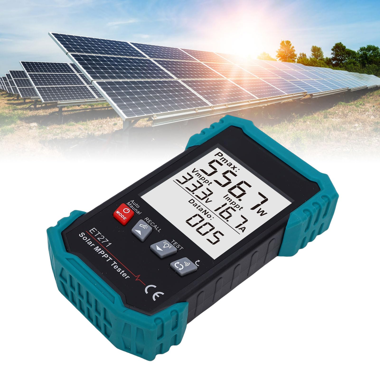 GOWENIC 2000W MPPT Pannello Solare Tester con Display LCD