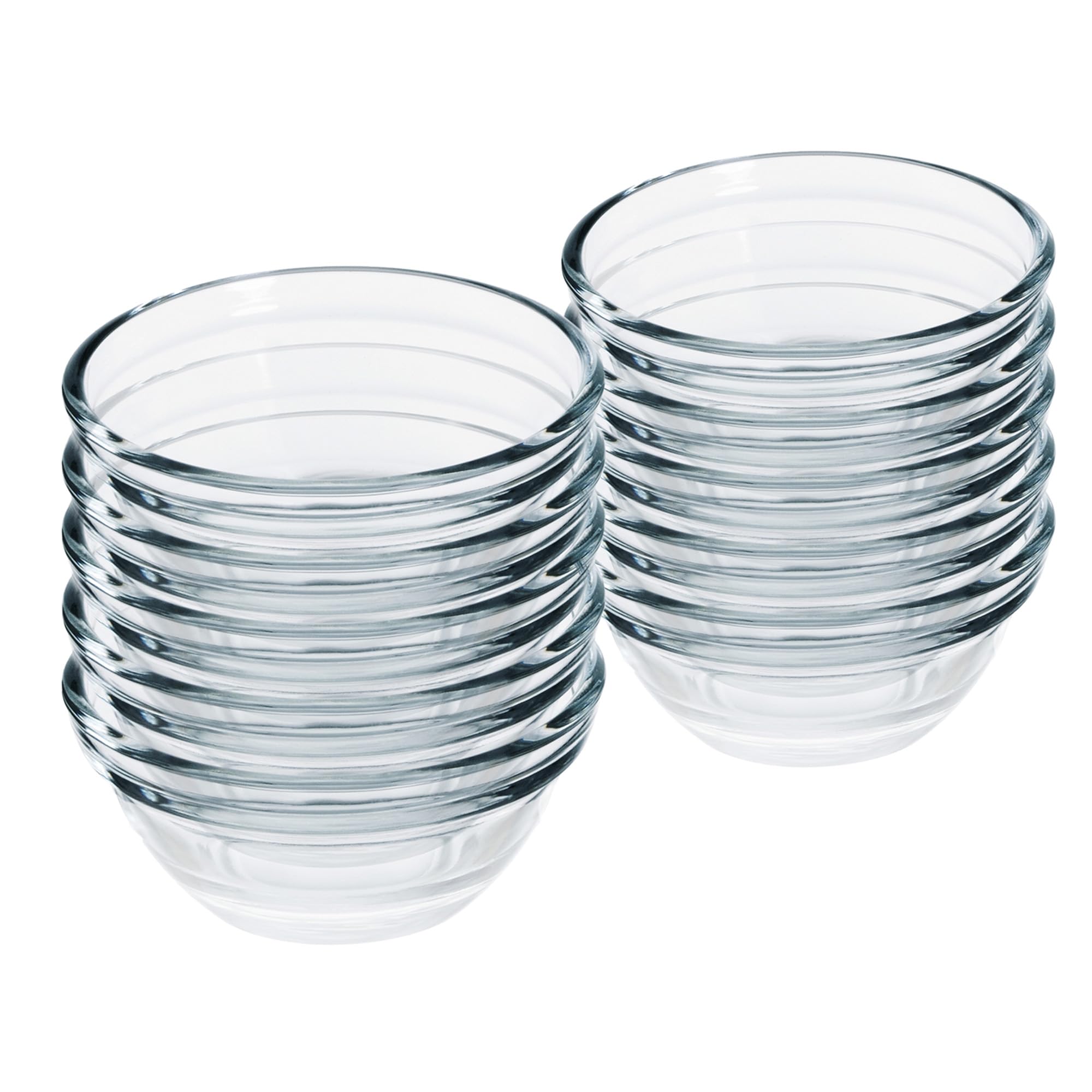 GRÄWE Glasschüssel, Ø 6 cm, 40 ml, 30er Set, kleine Glasschalen, Schale für Konfitüre, Mini-Dipschale