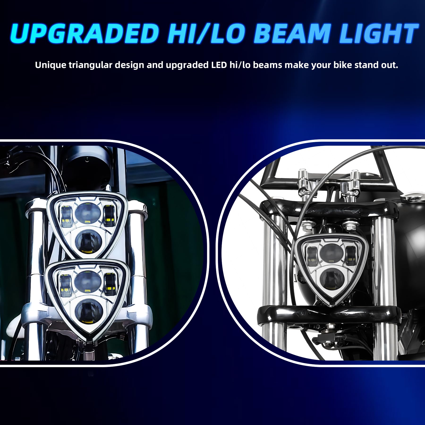 Amazon.com: BOSYCY Motorcycle Universal LED Headlight