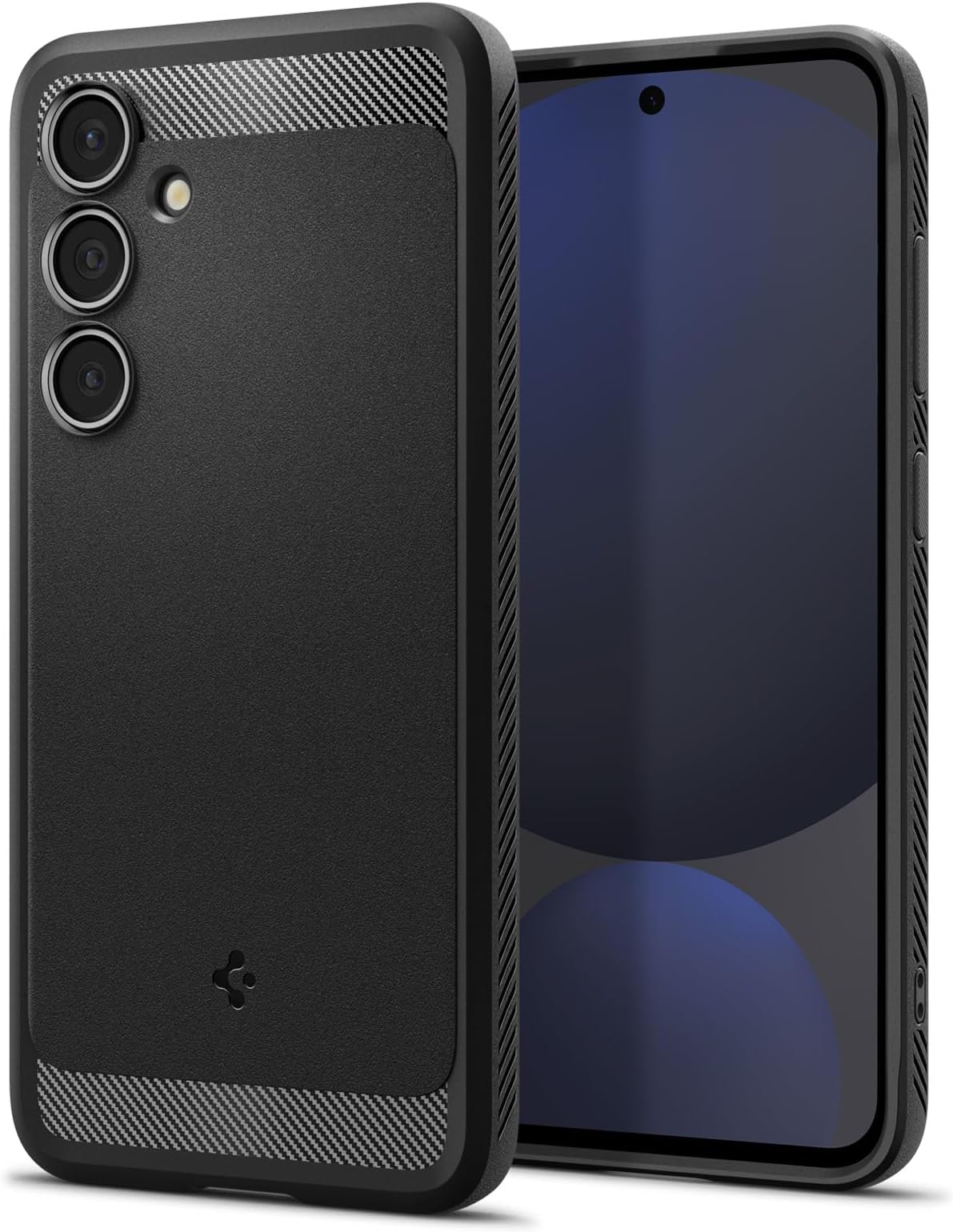 Spigen Rugged Armor designed for Samsung Galaxy S24 FE case cover - Matte Black