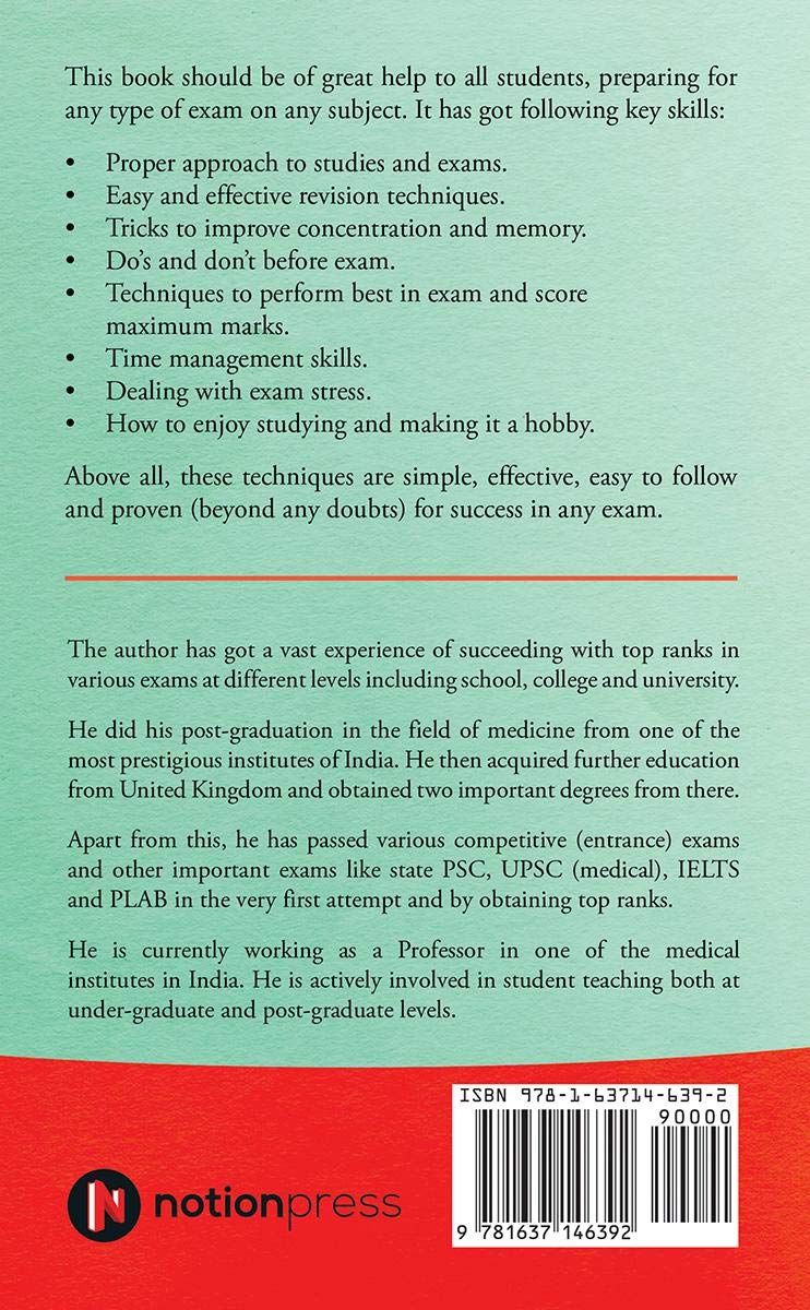 SECRETS OF SCORING MORE MARKS AND PASSING ANY EXAM EASILY : TECHNIQUES TO IMPROVE (LEARNING, MEMORY AND ATTEMPTING EXAMS)